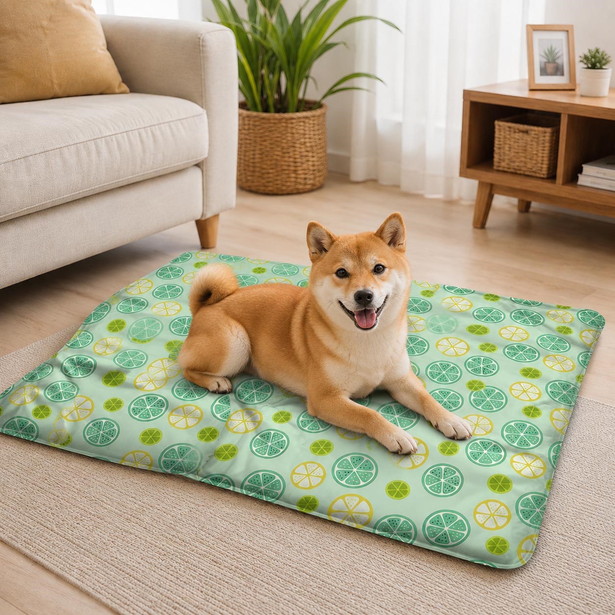 Pawise Çiçek Desenli Köpek Serinletici Soğutucu Mat 50x40 cm