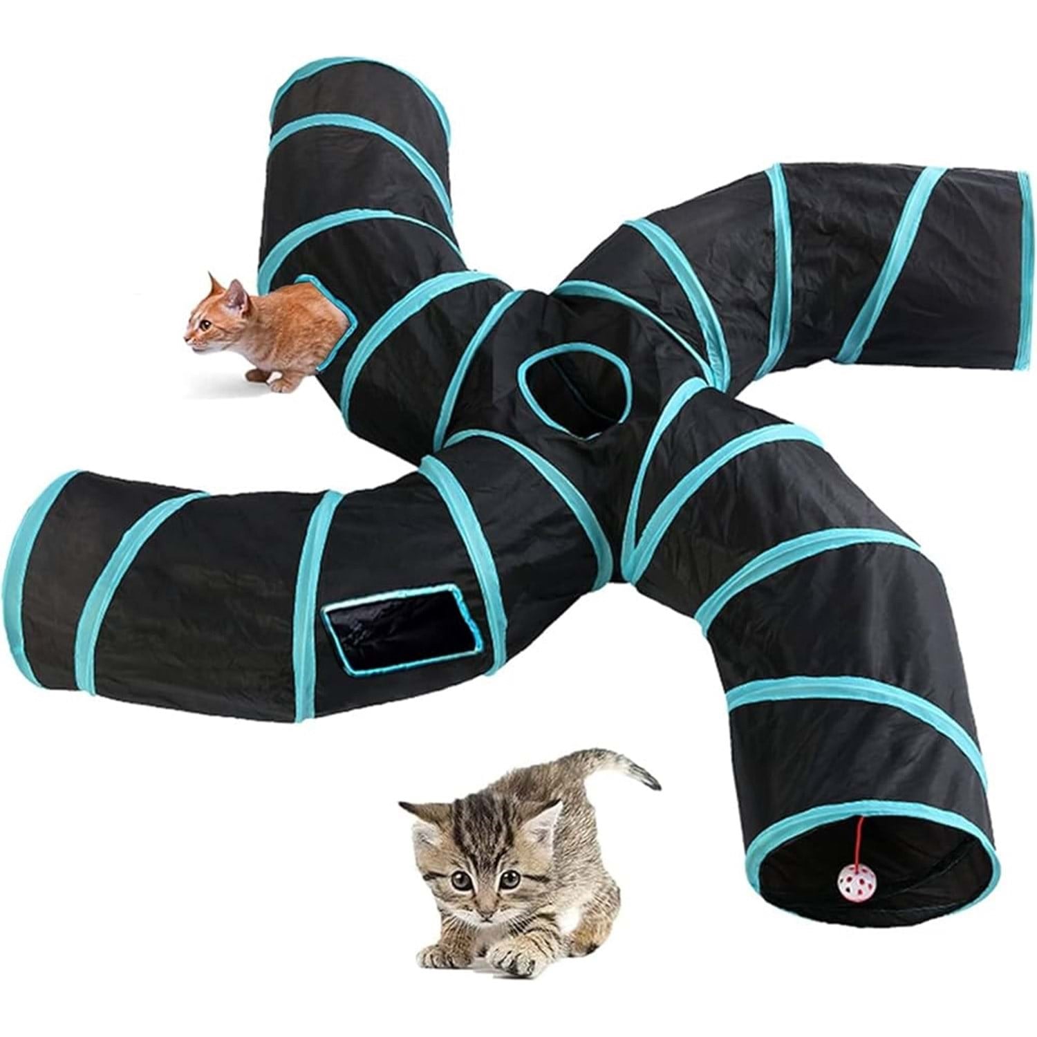 Pet Pretty Dört Yollu Oyun Tüneli Kedi Oyuncağı