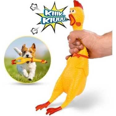 Pet Pretty Sesli Horoz Köpek Oyuncağı 17 cm