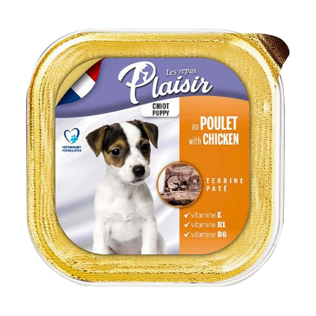 Plaisir Pate Tavuklu Yavru Köpek Konservesi 150 Gr