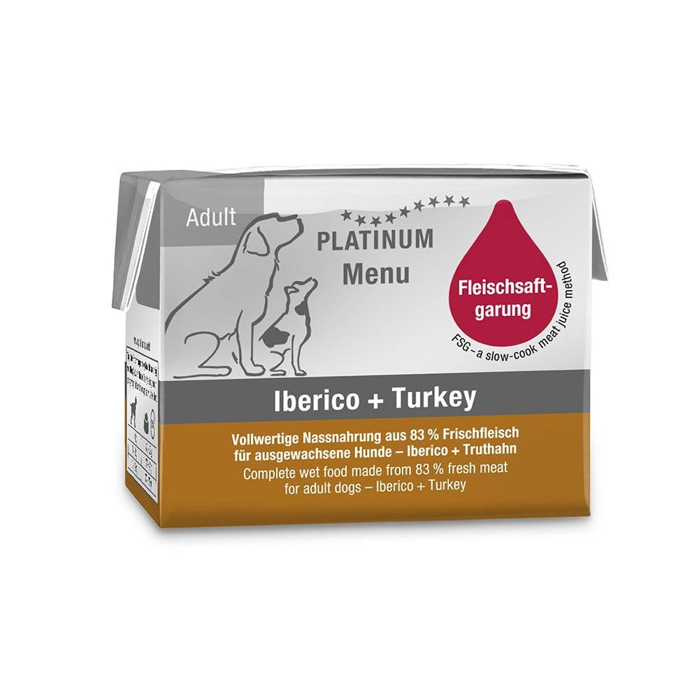 Platinum Iberico Domuz Etli ve Hindili Yaş Köpek Maması 90 Gr