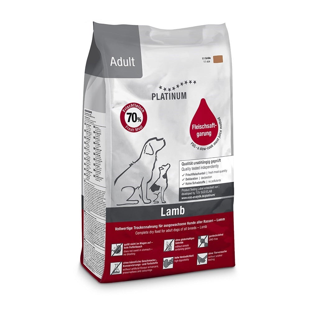 Platinum Kuzulu Yetişkin Köpek Maması 5 Kg