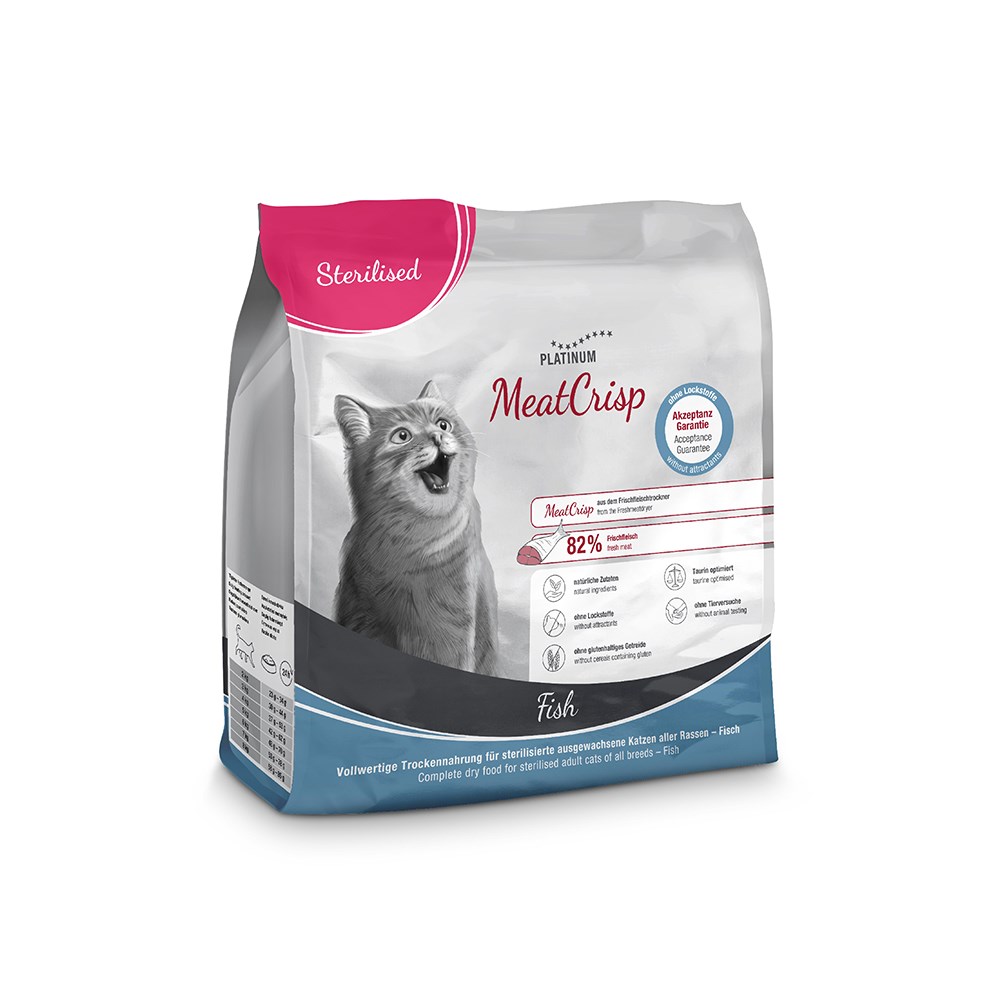 Platinum MeatCrisp Balıklı Kısırlaştırılmış Kedi Maması 400 gr