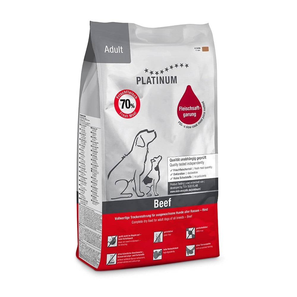 Platinum Sığır Etli Yetişkin Köpek Maması 5 Kg