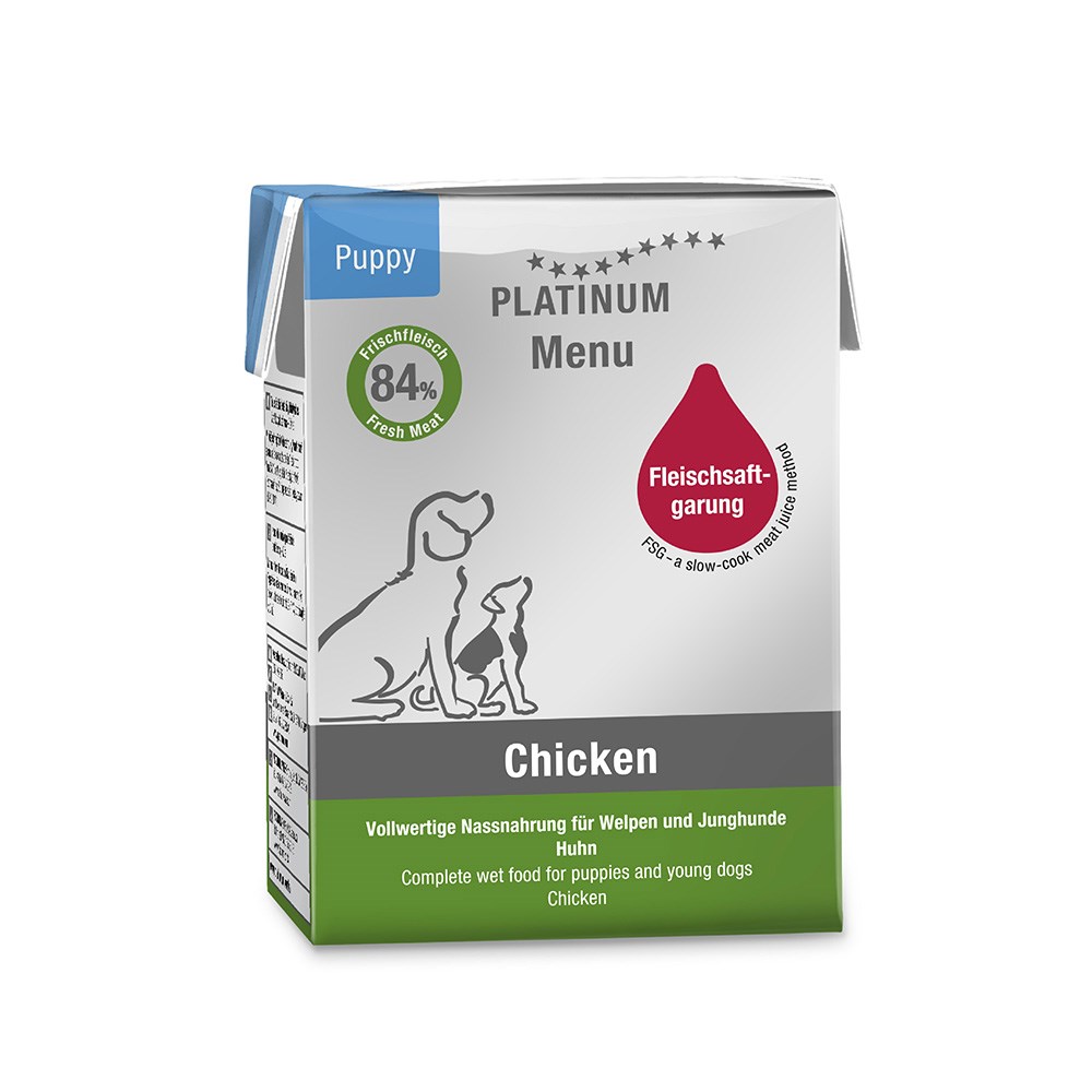 Platinum Tavuklu Yavru Yaş Köpek Maması 185 Gr
