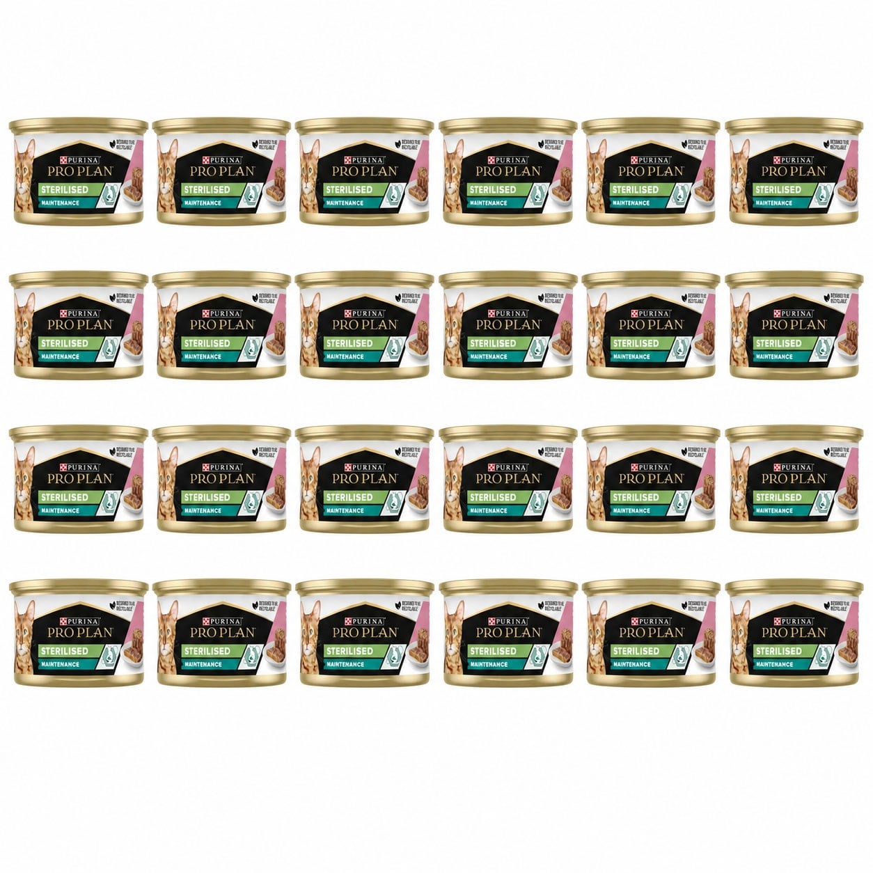 Pro Plan Somonlu ve Ton Balıklı Kısırlaştırılmış Kedi Konservesi 85 g (24 Adet)