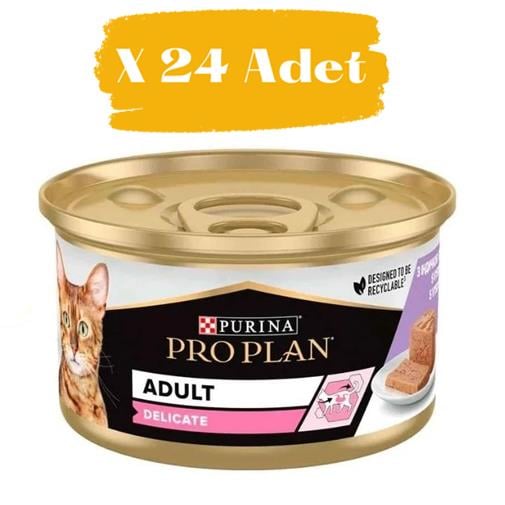 Proplan Adult Hindili Yetişkin Kedi Konservesi  85 gr (24 Adet)