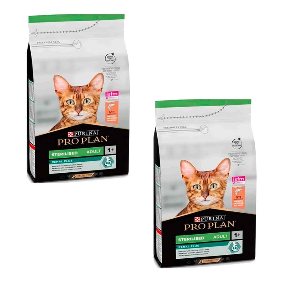 ProPlan Sterilised Somon Balıklı Kısırlaştırılmış Kedi Maması 1,5 Kg x 2 Adet