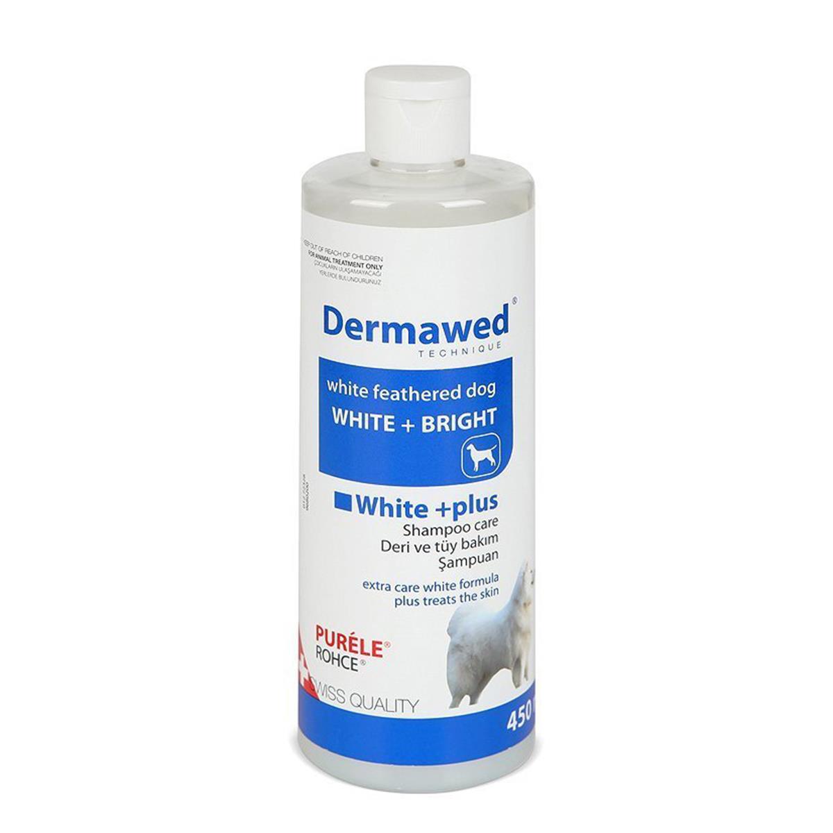 Purele Dermawed Beyaz Tüylü Kedi ve Köpek Şampuanı 450 ml