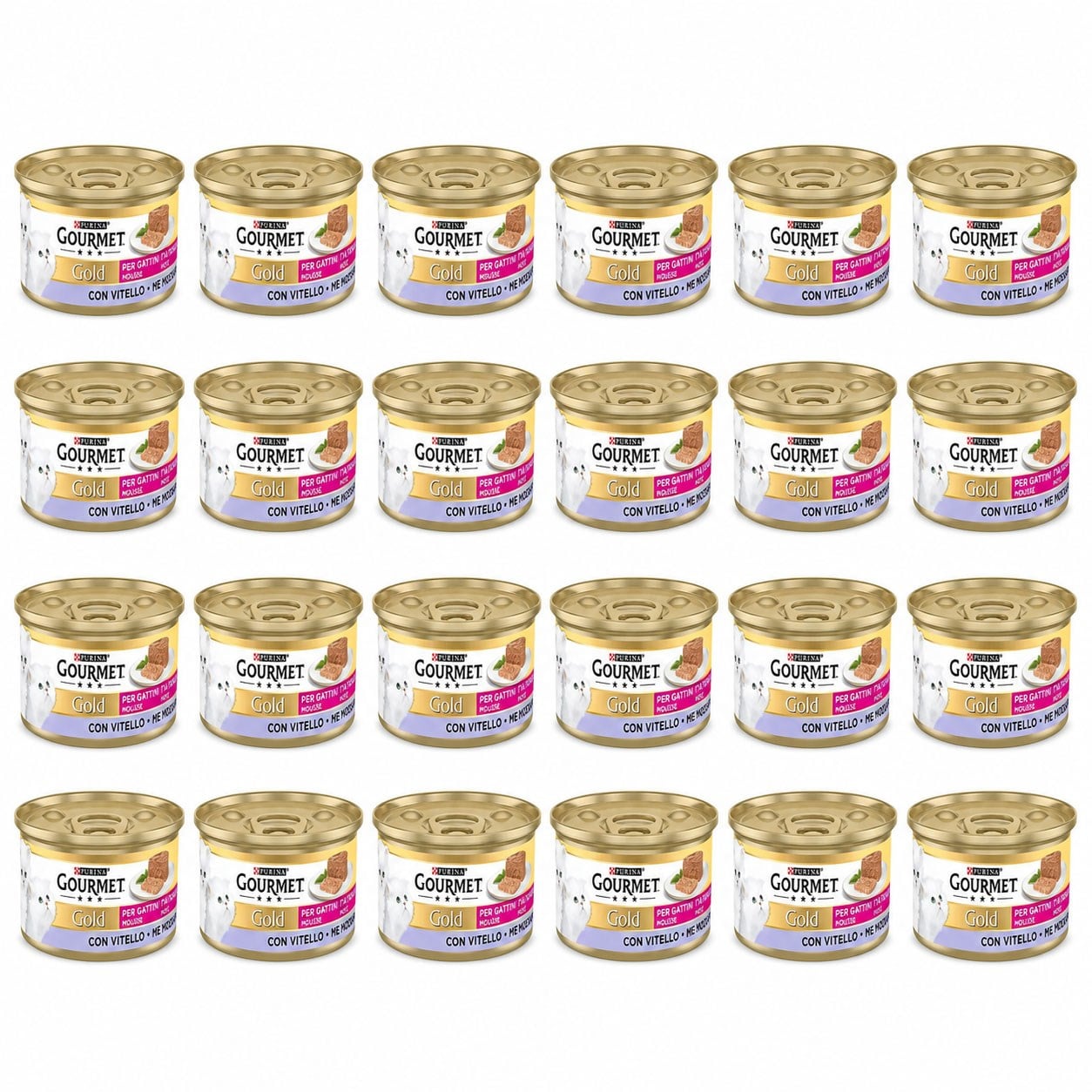Purina Gourmet Gold Kıyılmış Dana Etli Kedi Konservesi  85 gr (24 Adet)
