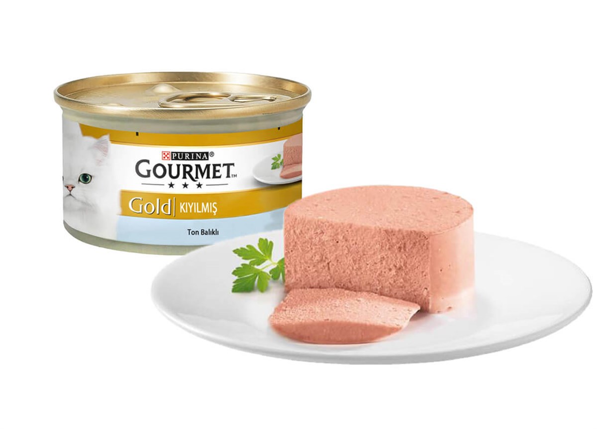 Purina Gourmet Gold Kıyılmış Ton Balıklı Kedi Konservesi  85 gr