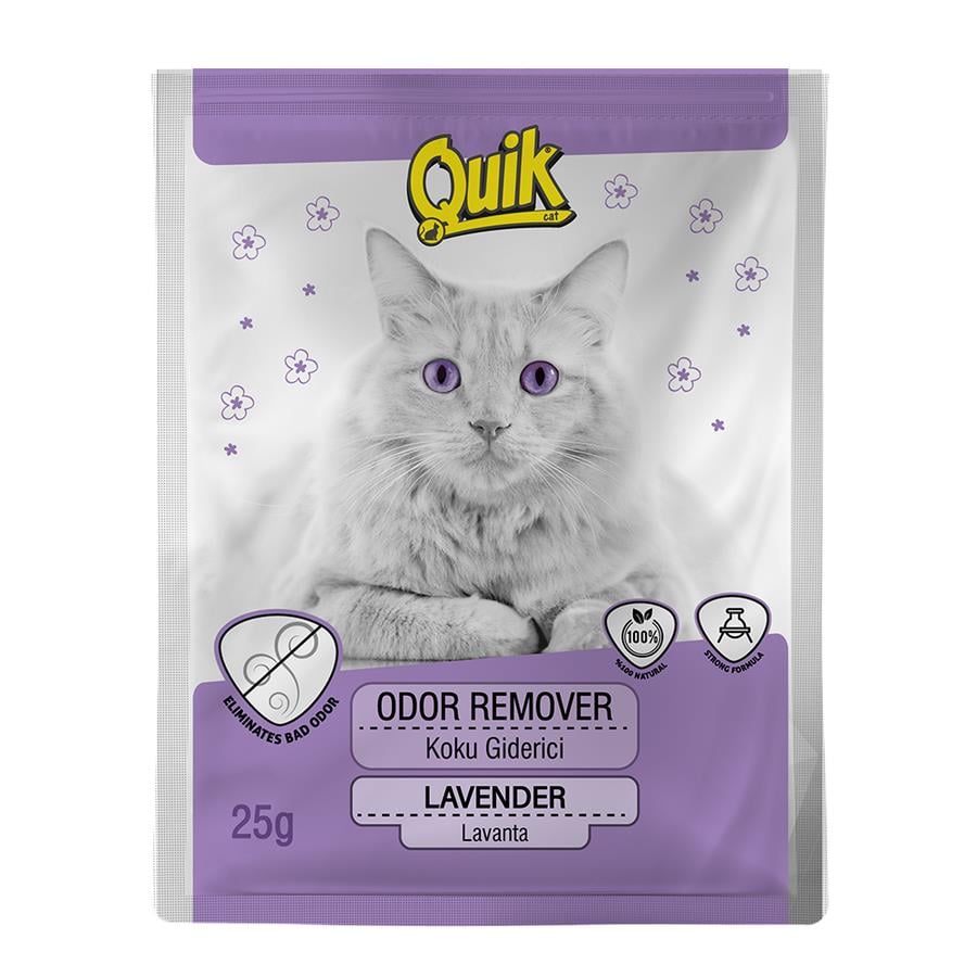 Quik Lavanta Kokulu Kedi Kumu Koku Giderici 25 g