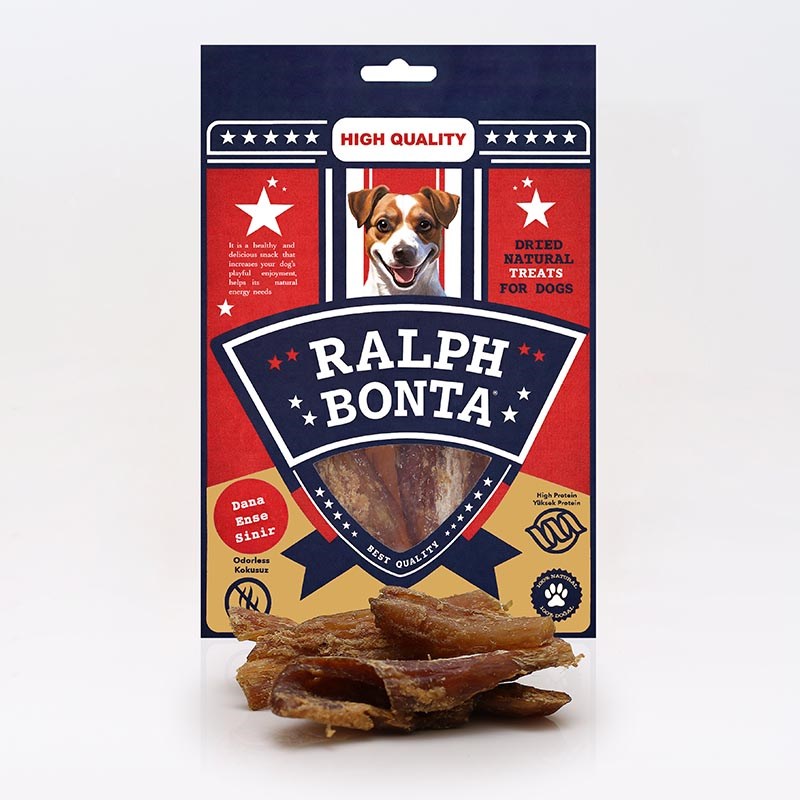 Ralph Bonta Kurutulmuş Dana Ense Sinir Köpek Ödülü 100 Gr