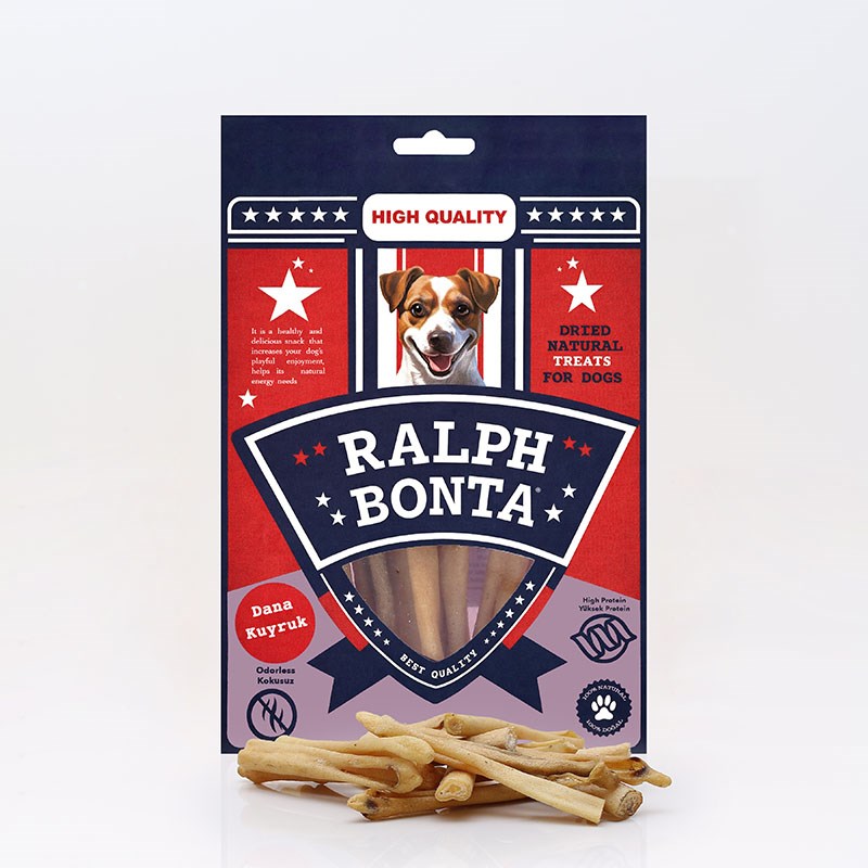 Ralph Bonta Kurutulmuş Dana Kuyruk Köpek Ödülü 100 Gr