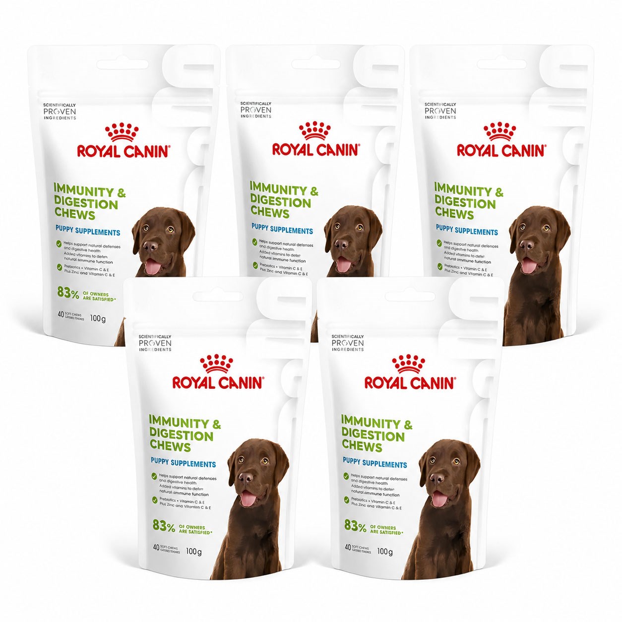 Royal Canin Immun & Digest Bağışıklık Ve Sindirim Sağlığı Destekleyici Yavru Köpek Ödül Maması 100 g x 5 Adet