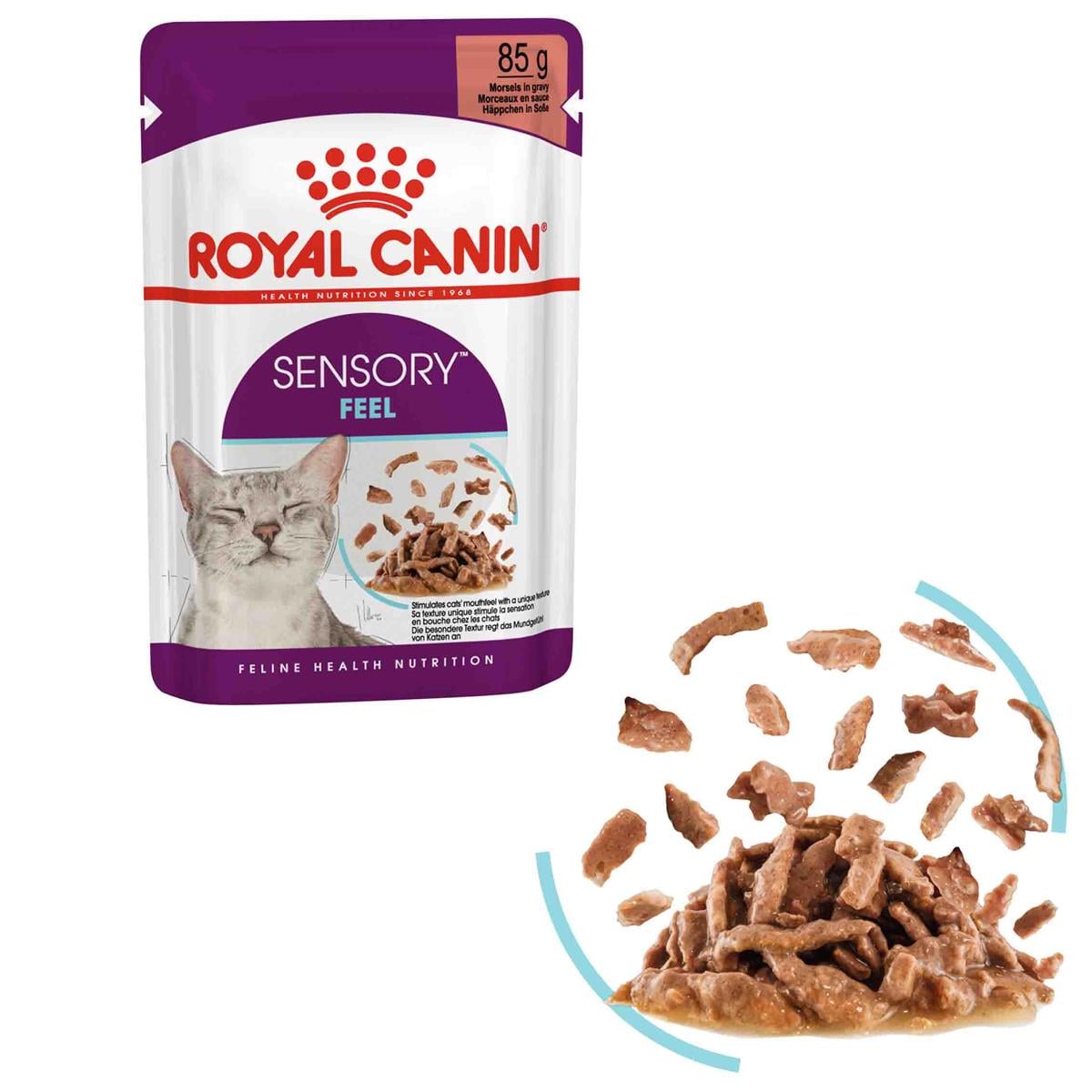 Royal Canin Sensory Feel Etli Ve Balıklı  Yetişkin Kedi Konservesi 85 Gr