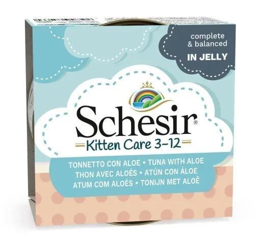 Schesir Kitten Ton Balıklı Ve Aloe Veralı Yavru Kedi Konservesi 85 g