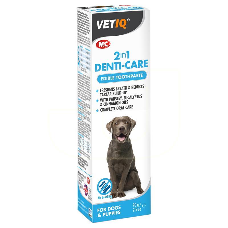 VetIQ Denti Care 2 in 1 Kedi Köpek Diş Macunu 70 g