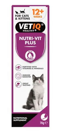 Vetiq Nutri-Vit İştah Açıcı Kedi Vitamin Macunu 70 g