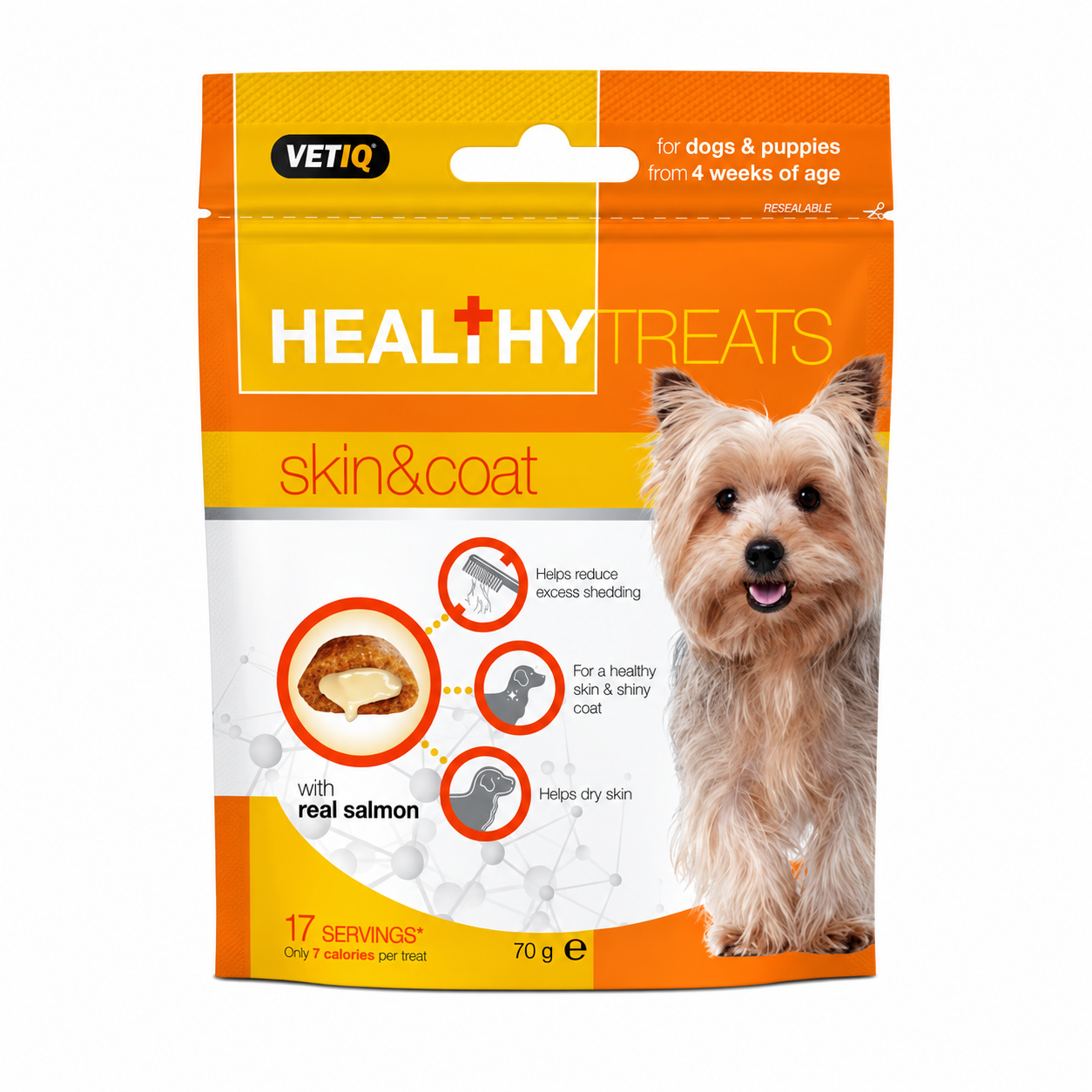 VETIQ Skin & Coat Deri Tüy Bakımı Köpek Ödülü 70 g