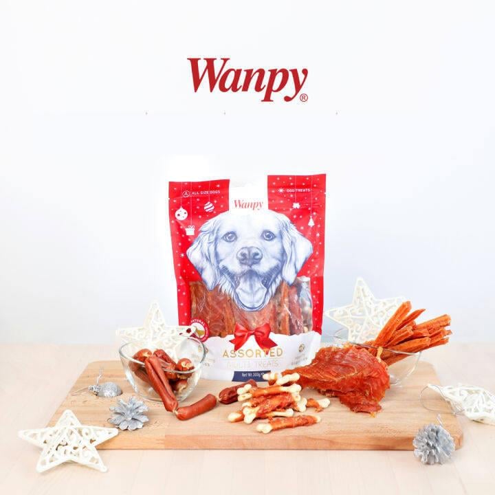 Wanpy Karışık Tavuklu Yılbaşı Özel Köpek Ödülü  300 G