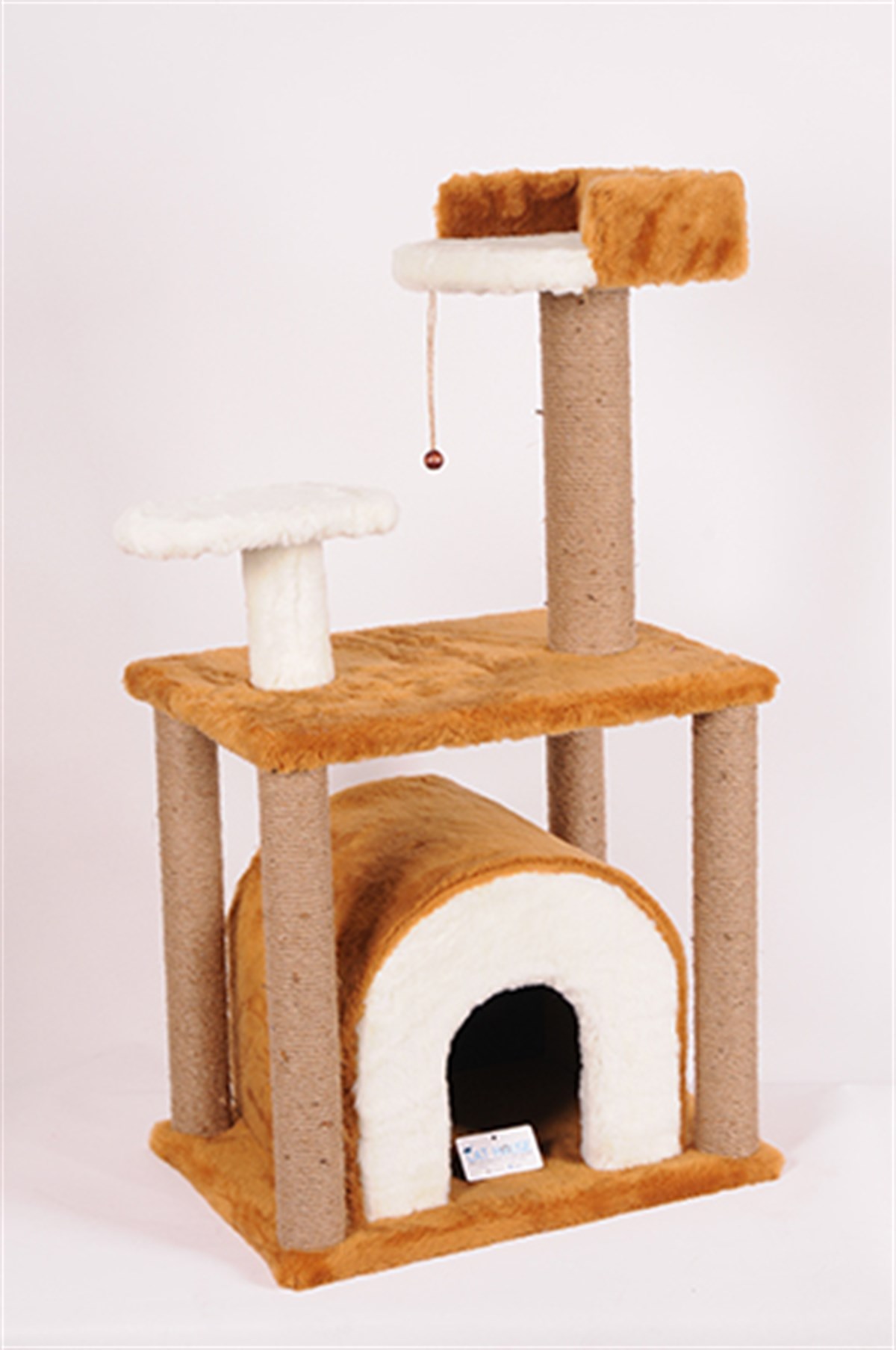 Yuvalı Tırmalama 105 cm Kahve