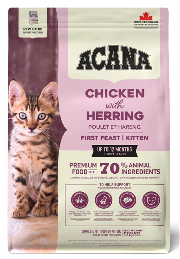 Acana Kitten Tavuklu Ve Balıklı Balıklı Yavru Kedi Maması 1,8 Kg