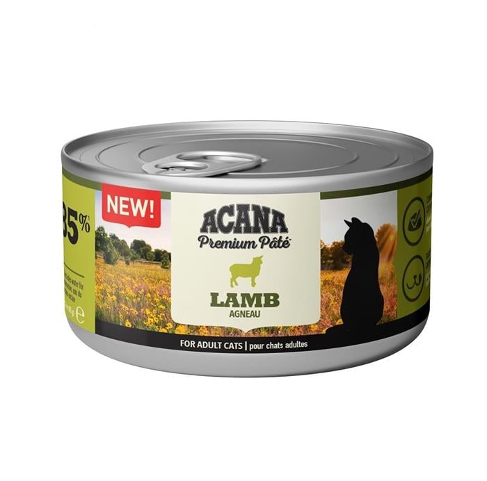 Acana Premium Pate Kuzu Etli Kedi Konservesi  85 gr (6 adet)