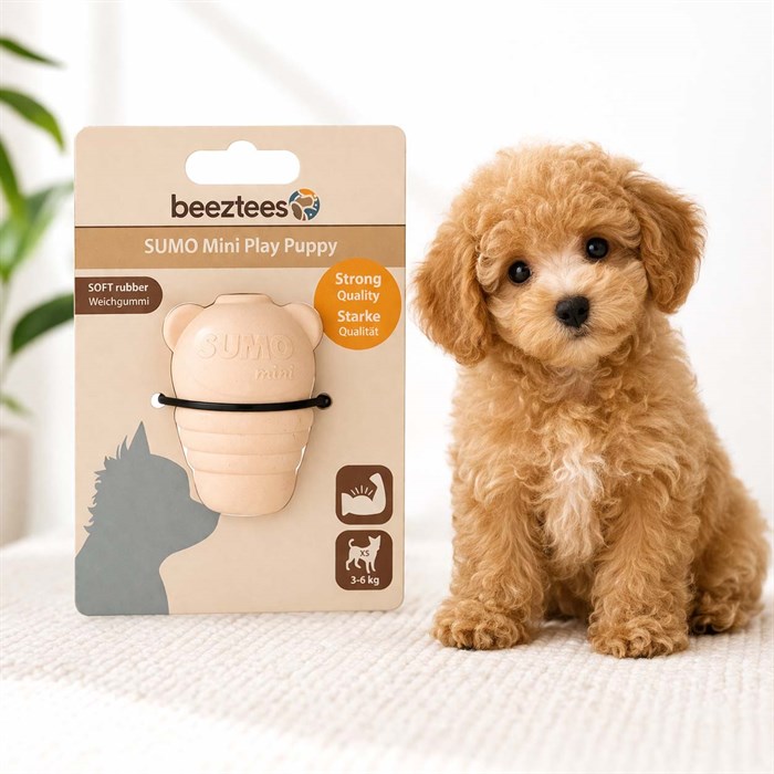 Beeztees Sumo Kauçuk Ödüllü Yavru Köpek Oyuncağı XS