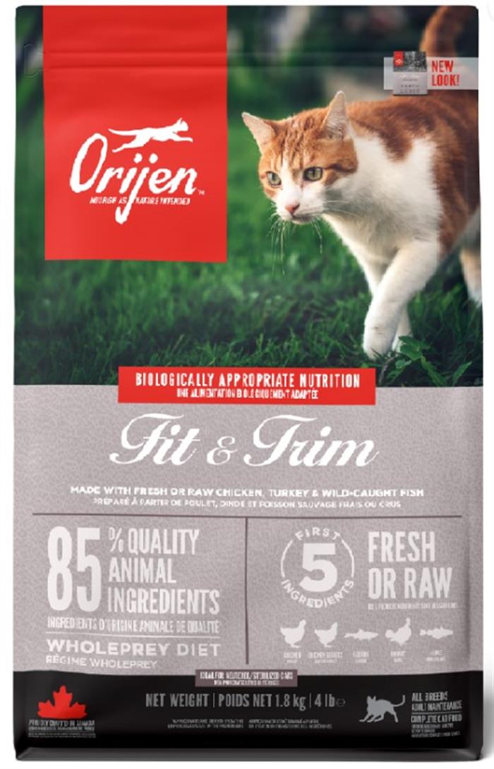 Orijen Fit-Trim Tahılsız Kilo Kontrolü İçin Diyet Kedi Maması 1,8 Kg