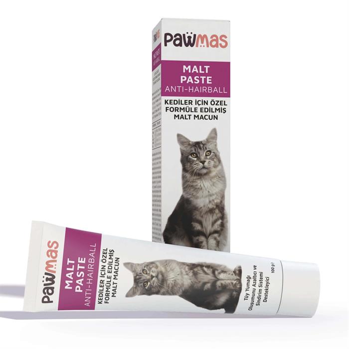 Pawmas Malt Paste (antihairball) Tüy Yumaği Attıran Kedi Macunu 100 g