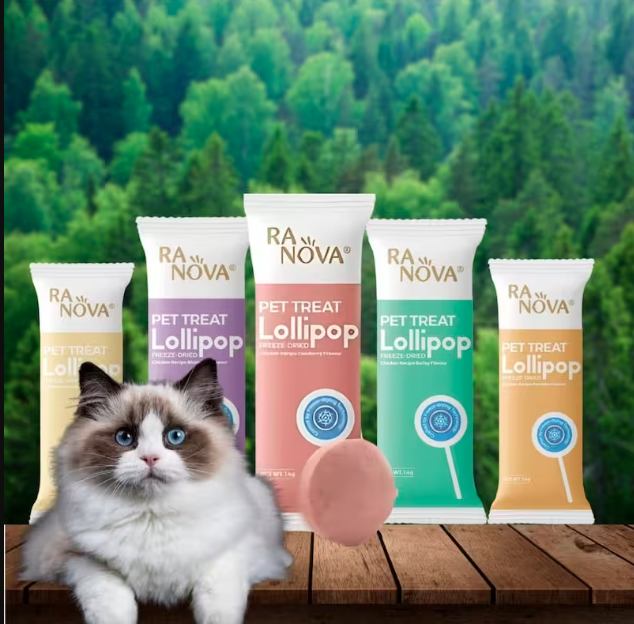 5'li Malt Destekli Kedi Lolipop'u Kedi Ödülü Kedi Vitamini Kedi Lolipop