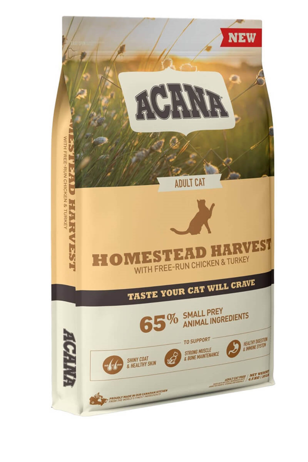 Acana Homestead Harvest Tavuk Ördek ve Hindili Yetişkin Kedi Maması 4,5 kg