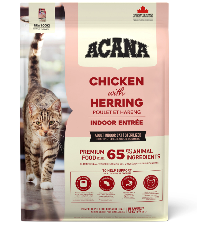 Acana Indoor Entree Tavuk Ve Hindili Kısırlaştırılmış Kedi Maması 4,5 Kg