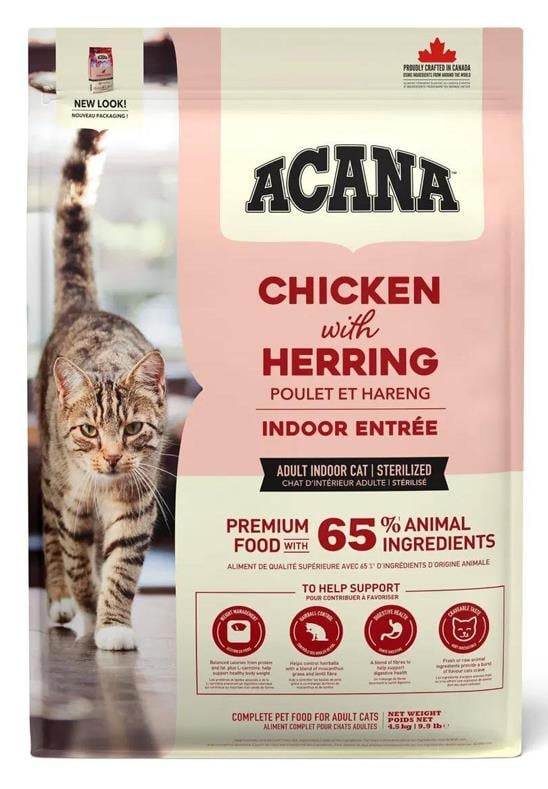 Acana Indoor Entree Tavuk Ve Hindili Kısırlaştırılmış Kedi Maması 4,5 Kg