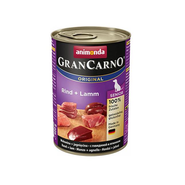 Animonda Gran Carno Senior Kuzulu Ve Sığır Etli Yaşlı Köpek Konservesi  400 Gr