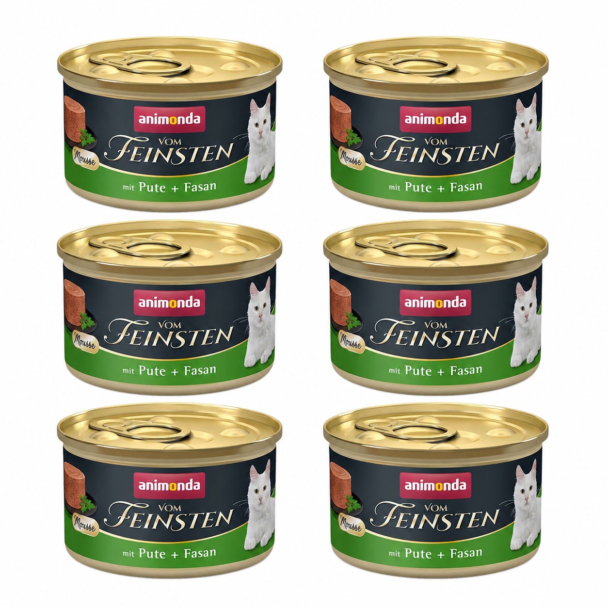 Animonda Vom Feinsten Hindili ve Sülünlü Yetişkin Kedi Konservesi 85 gr (6 Adet)