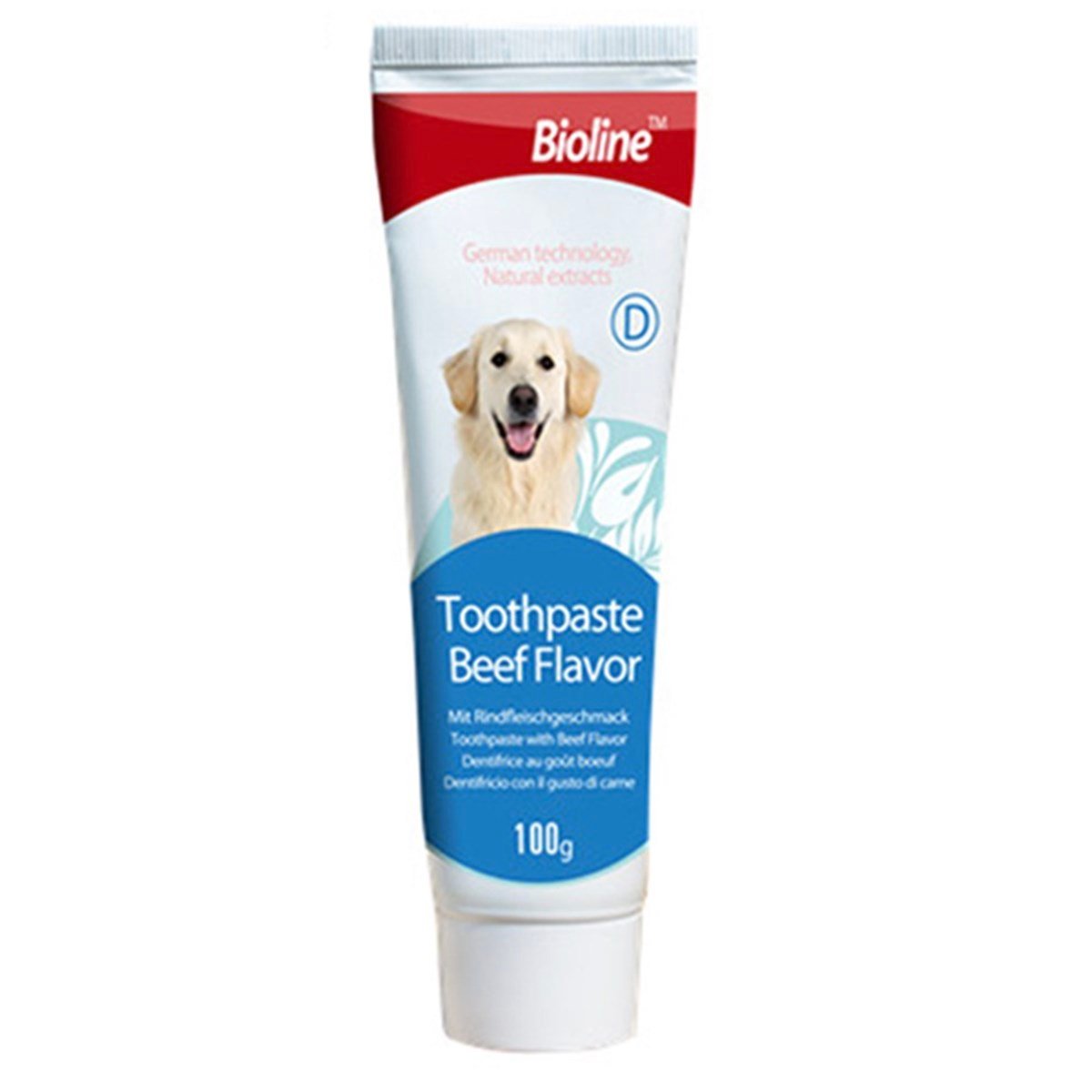Bioline Biftek Aromalı Köpek Diş Macunu  100 gr
