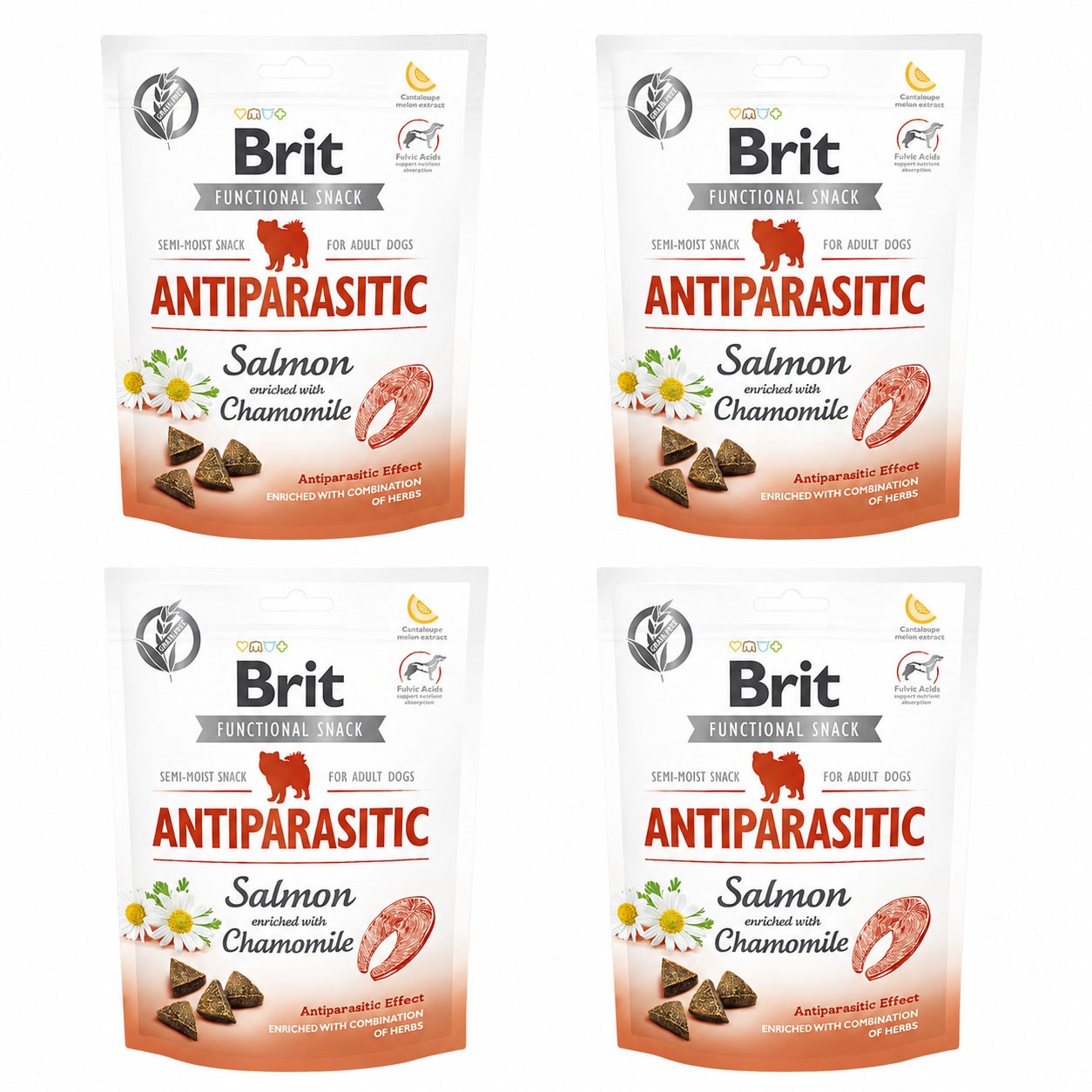 Brit Care Antiparasitic Papatyalı Ve Somonlu Tahılsız Köpek Ödülü 150 g (4 Adet)