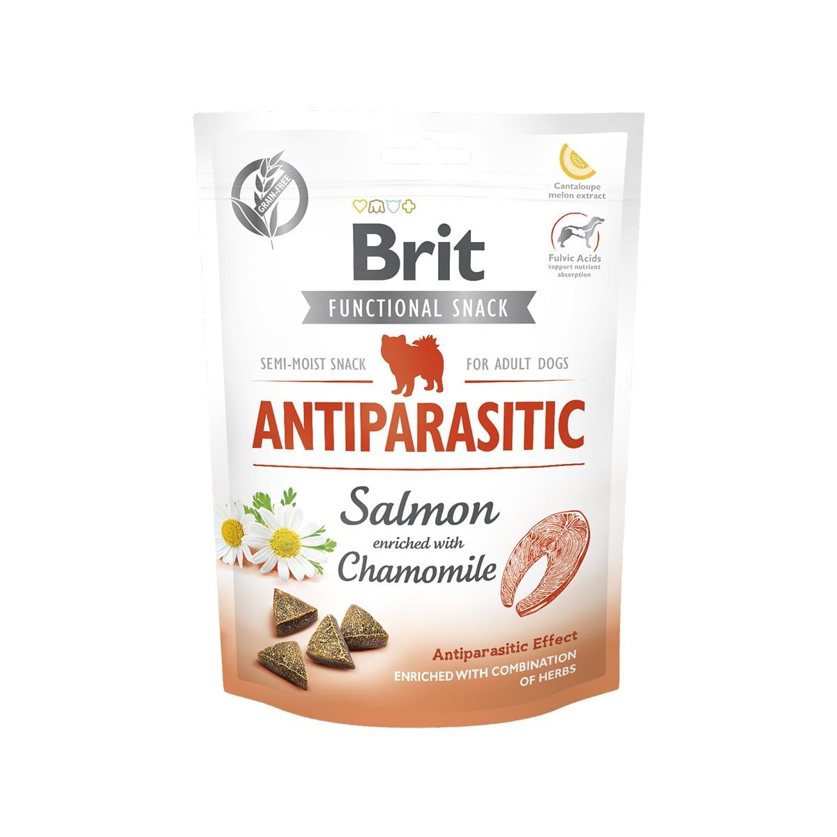 Brit Care Antiparasitic Papatyalı Ve Somonlu Tahılsız Köpek Ödülü 150 g