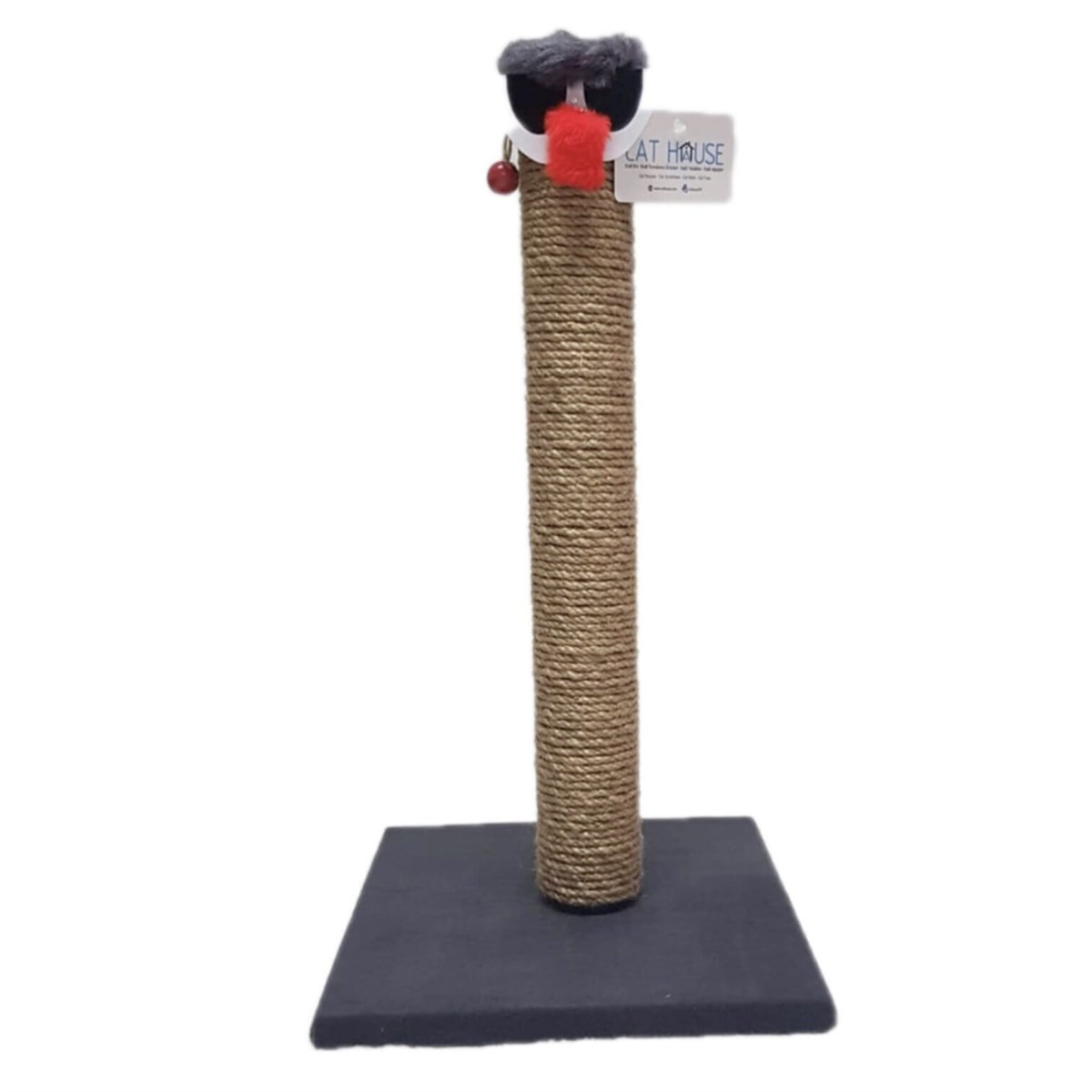 Cat House Palyaço Kedi Tırmalama Tahtası  54 cm Gri