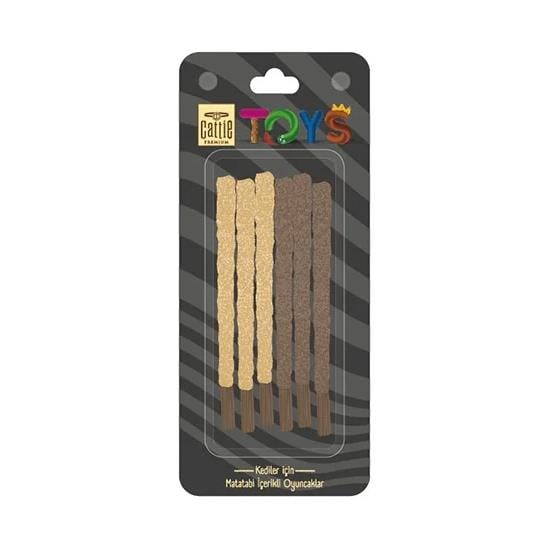Cattie Matatabi Stick Kedi Oyuncağı  6 Adet