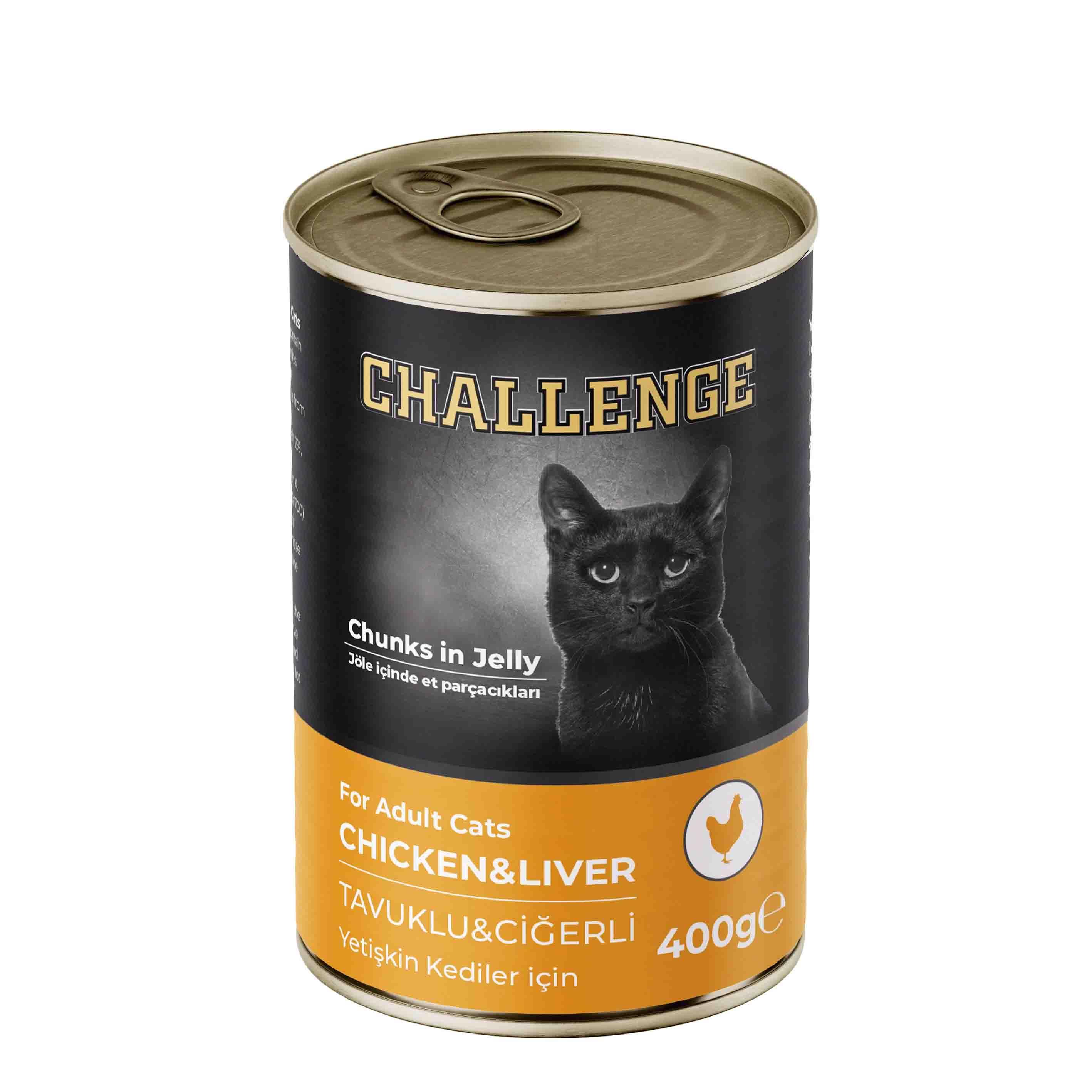 Challenge Ciğerli Kedi Konservesi 400 g