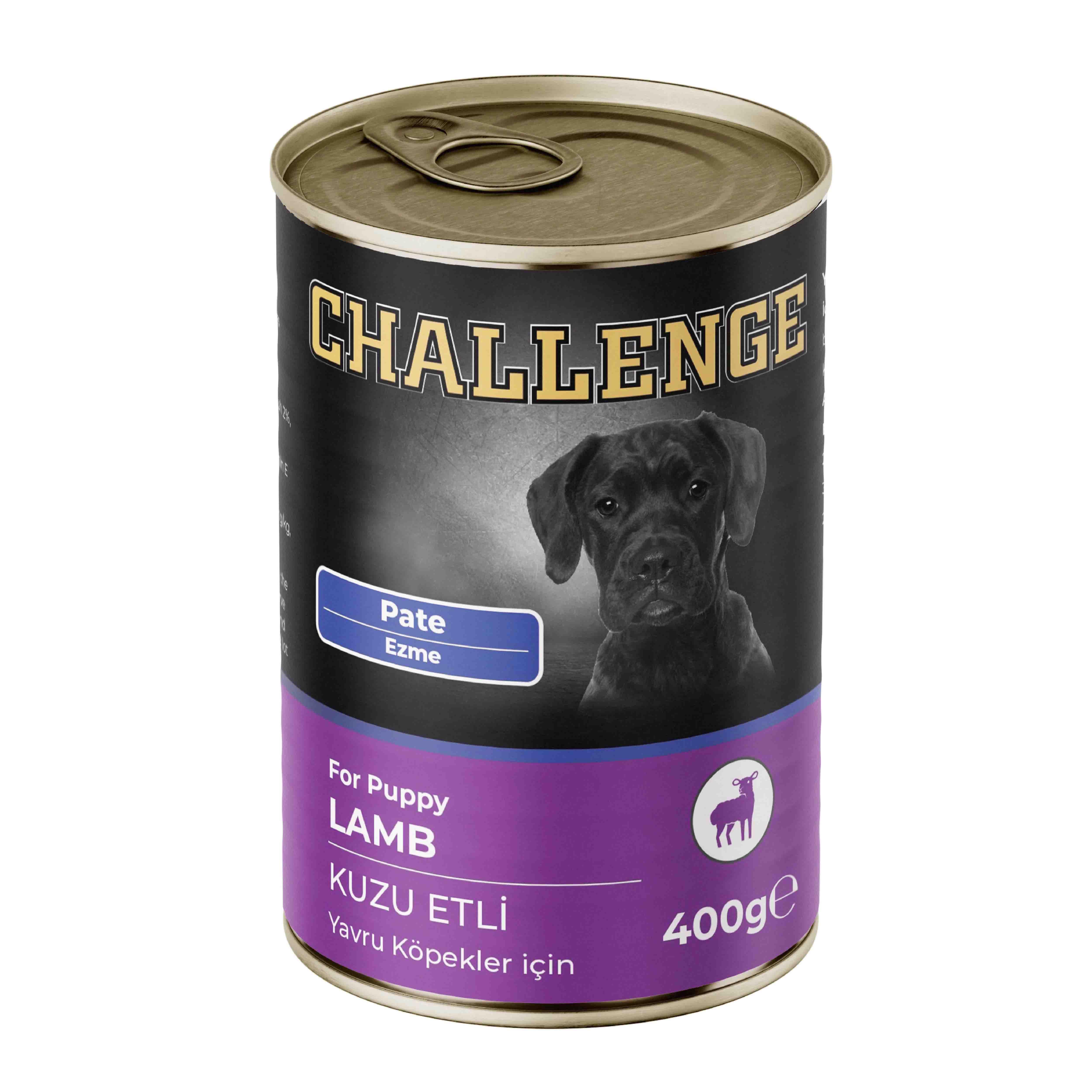 Challenge Kuzu Etli Pate Köpek Konservesi 400 g
