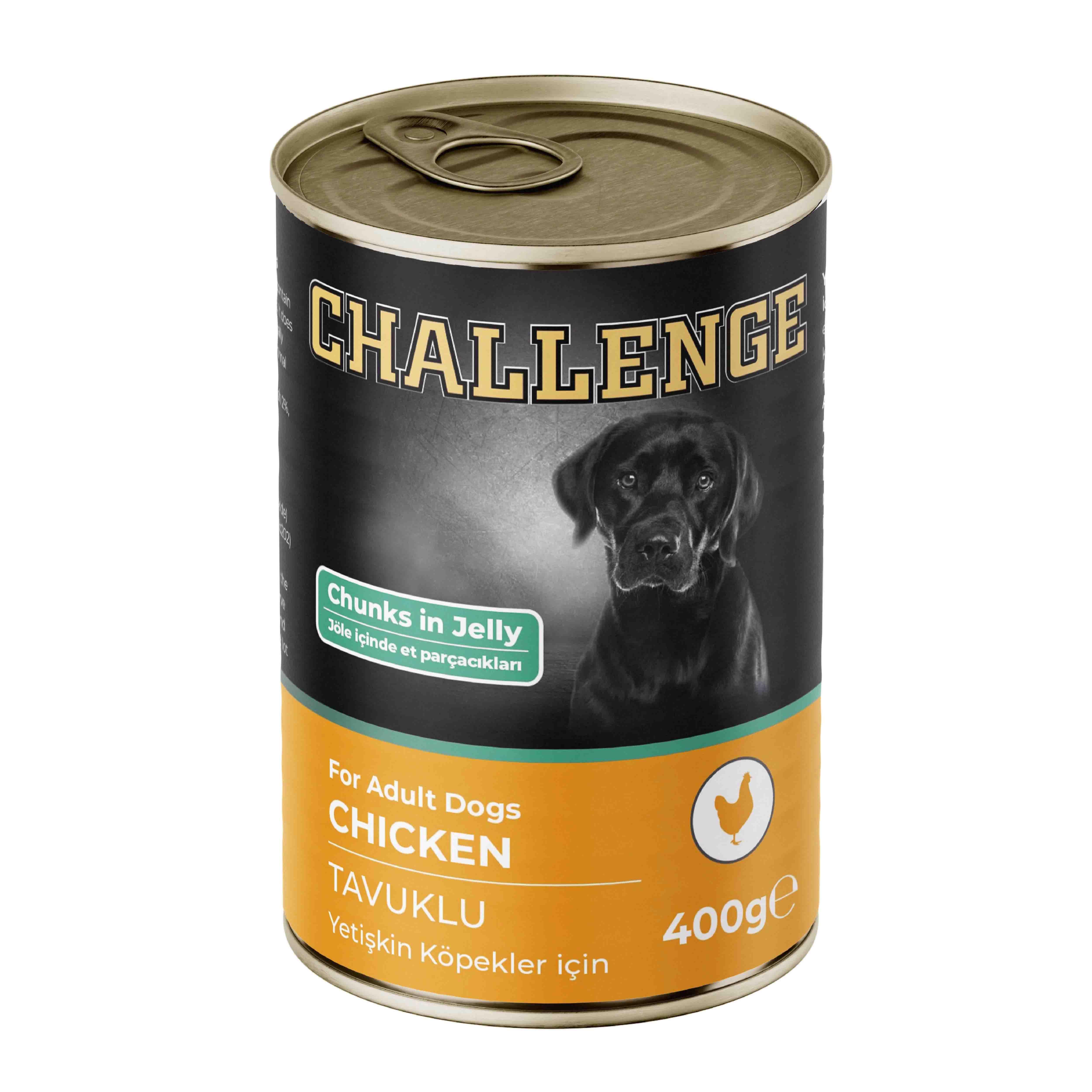 Challenge Tavuklu Köpek Konservesi 400 g