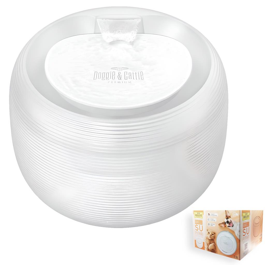 Doggie & Cattie Akıllı Kedi ve Köpek Otomatik Su Pınarı 2,5 L
