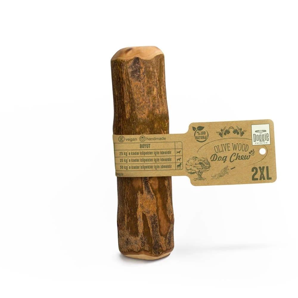 Doggie Doğal Zeytin Ağacı Çiğnenebilen Köpek Oyuncağı  2XL