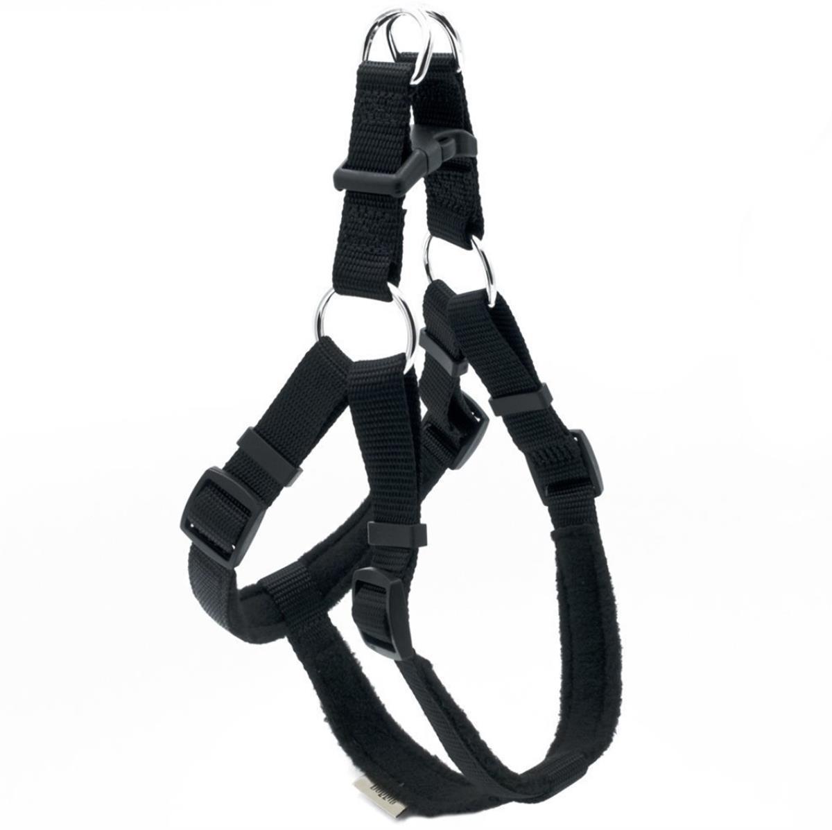 Doggie Ronin Model El Yapımı Polar Dokuma Göğüs Tasması 2 x 45 cm (Siyah)