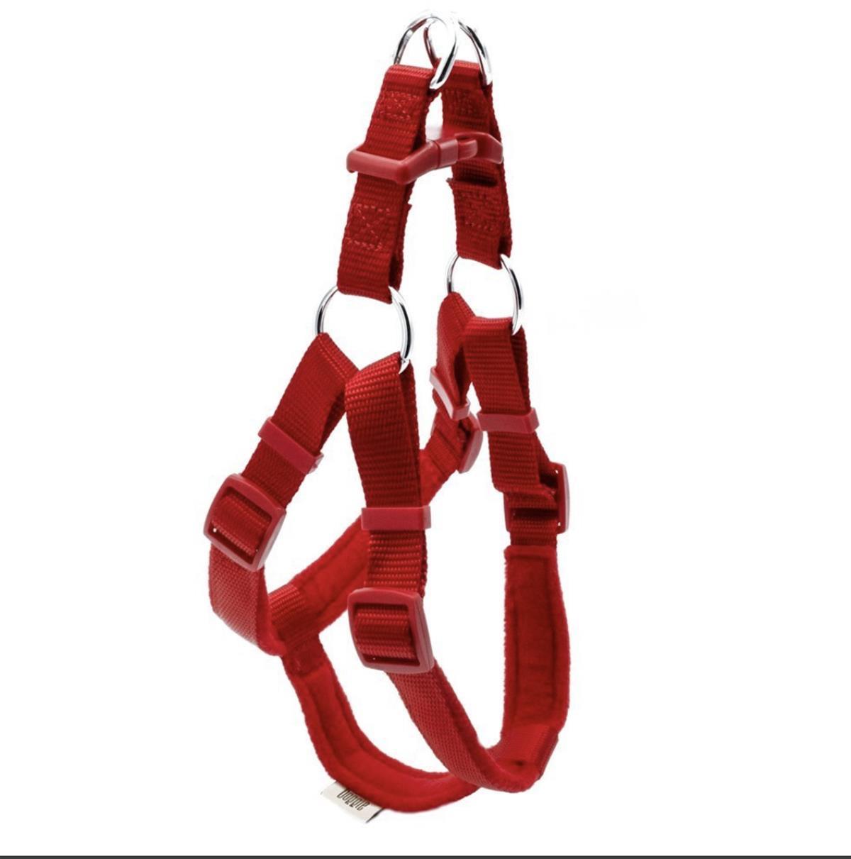 Doggie Ronin Model El yapımı Polar Dokuma Göğüs Tasması 2 x 45 cm (Kırmızı)