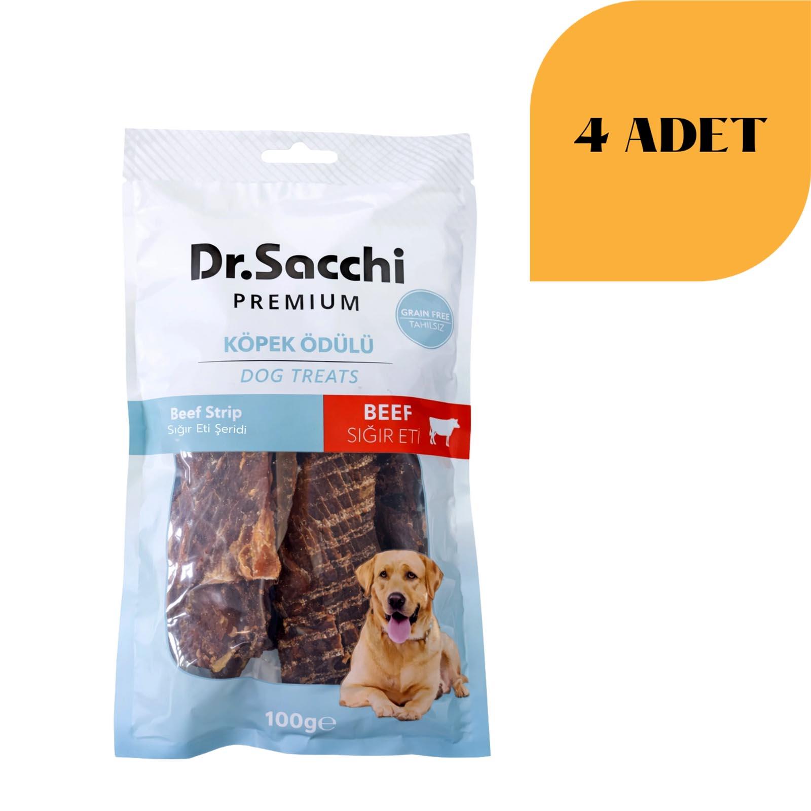 Dr. Sacchi Sığır Fileto Köpek Ödülü 100 g x 4 Adet